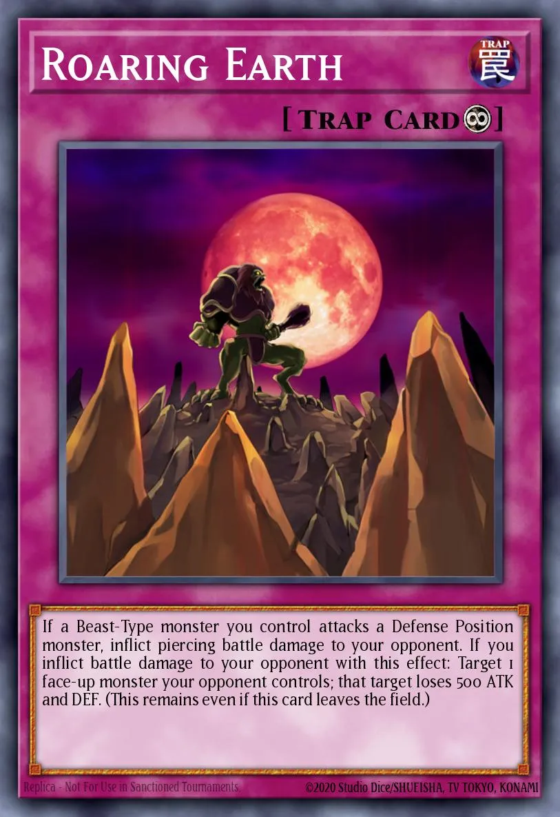 Roaring Earth · Yu-Gi-Oh! 5D's Duel Transer promotional cards 4587638/3
