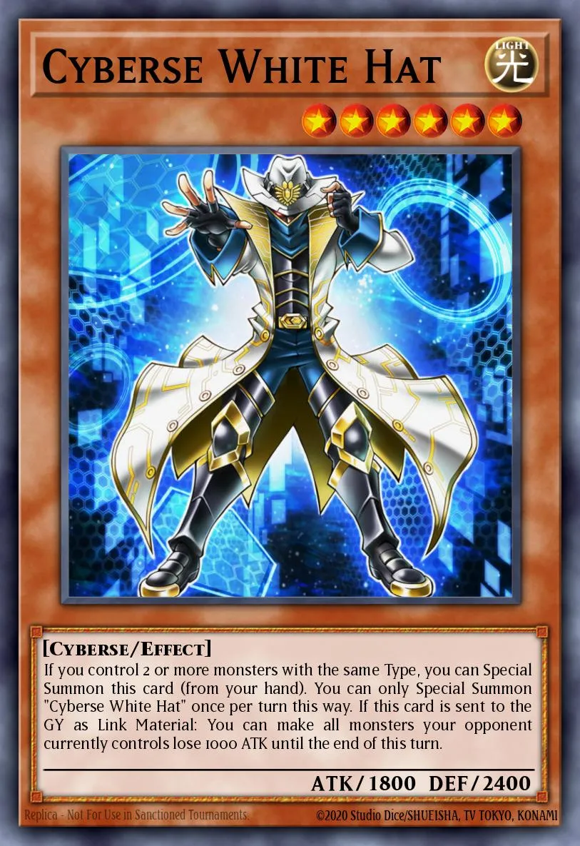 Cyberse White Hat · Starter Deck: Codebreaker 46104361/45