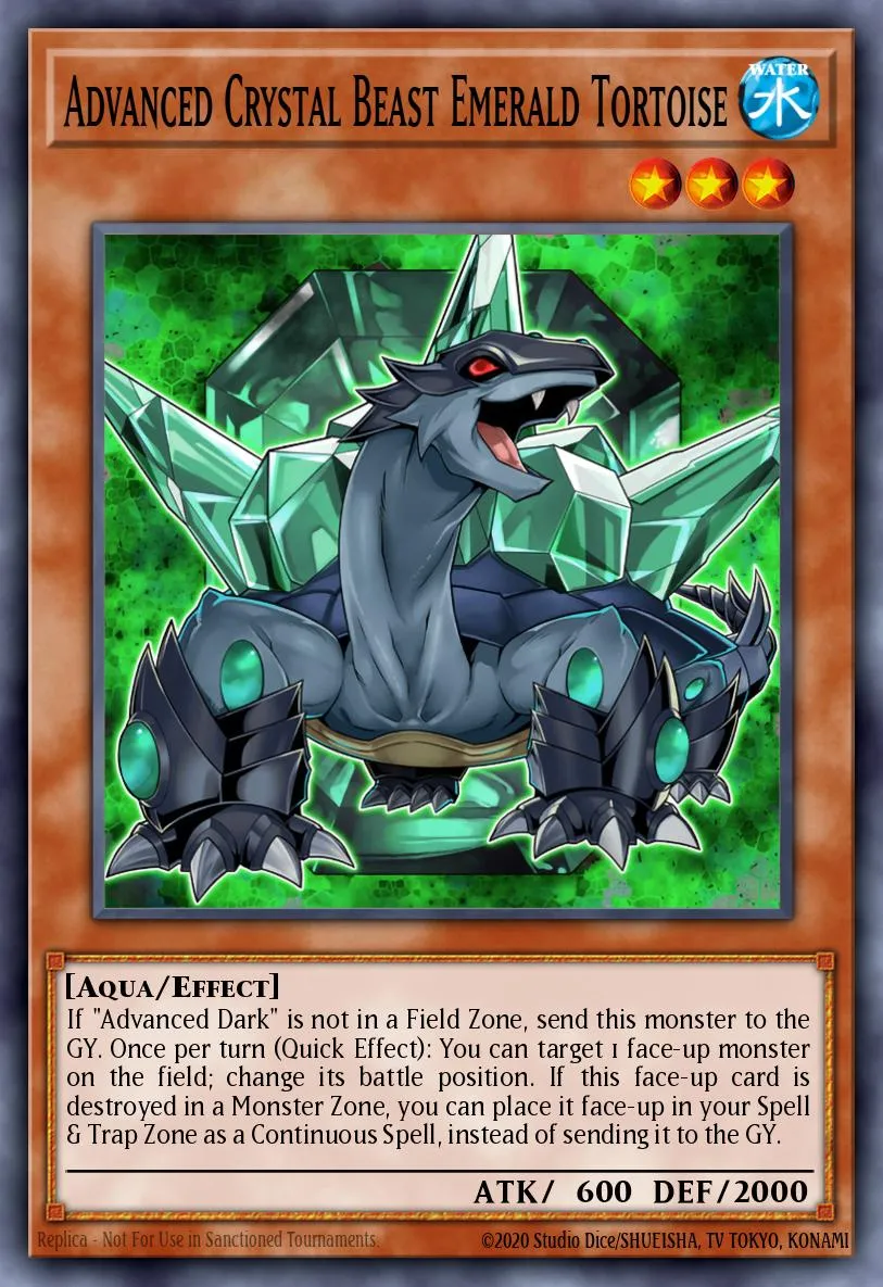 Advanced Crystal Beast Emerald Tortoise · Battles of Legend: Crystal Revenge 46358784/105