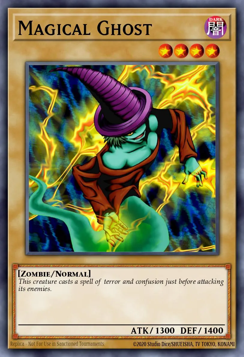 Magical Ghost · Summoned Skull Sample promotional card 46474915/1
