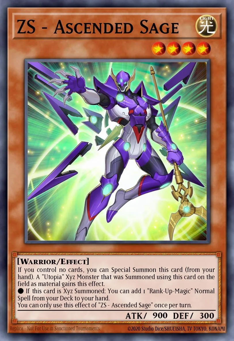 ZS - Ascended Sage · Lightning Overdrive Premiere! promotional card 4647954/1