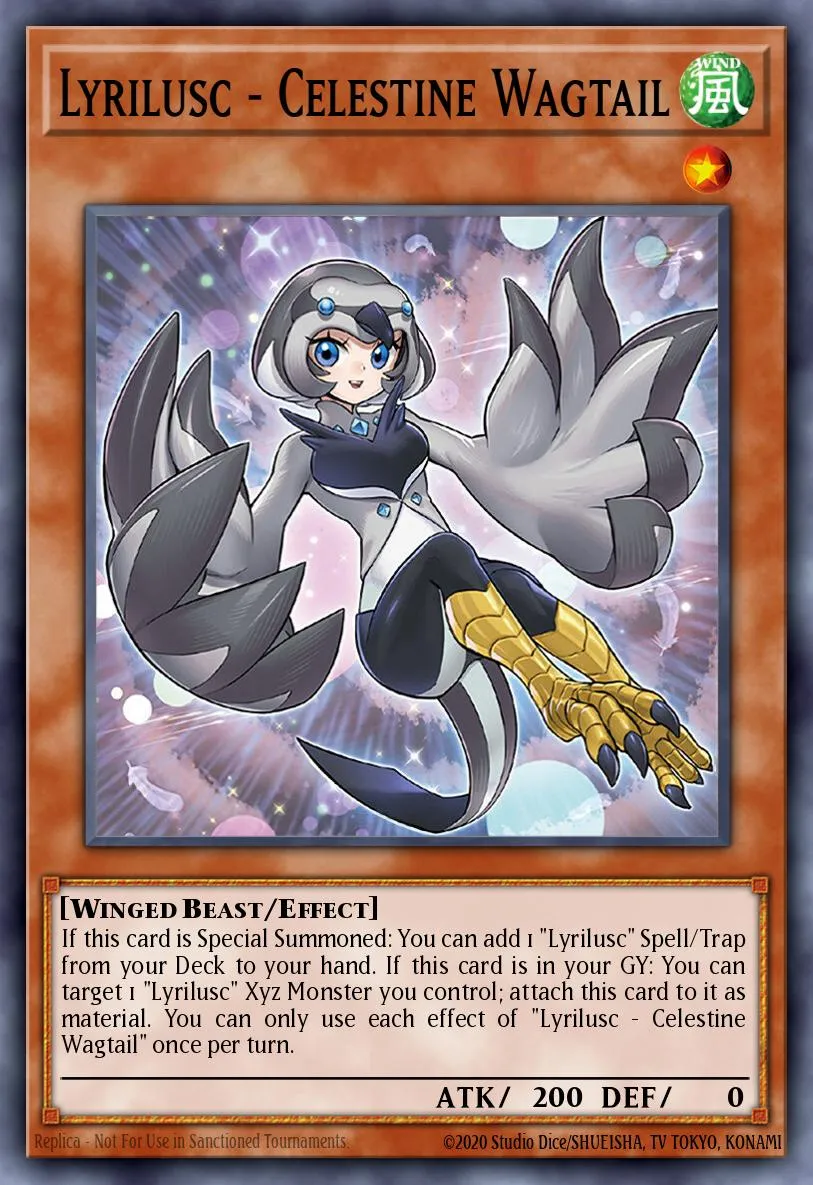 Lyrilusc - Celestine Wagtail · Legendary Duelists: Synchro Storm 46576366/56