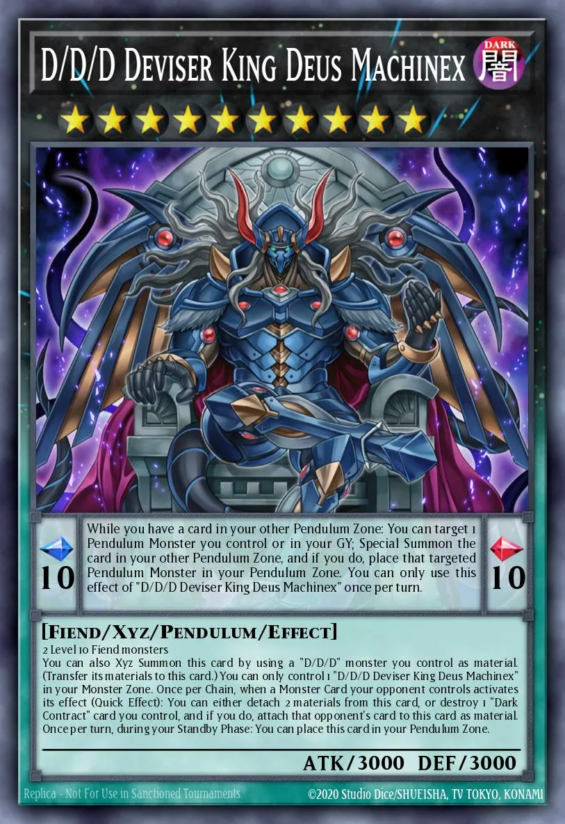 D/D/D Deviser King Deus Machinex · Battle of Chaos 46593546/102