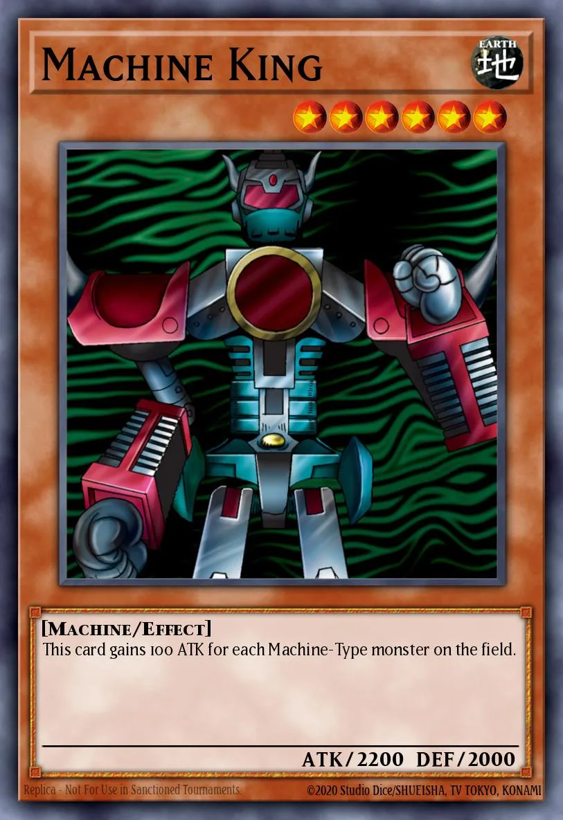 Machine King · Yu-Gi-Oh! Trading Card Game Tour 2004 promotional card 46700124/1