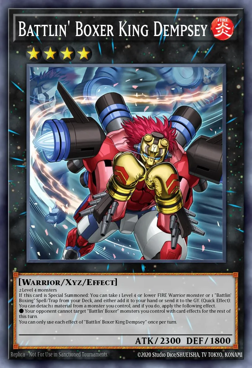 Battlin' Boxer King Dempsey · Legendary Duelists: Soulburning Volcano 46804536/62