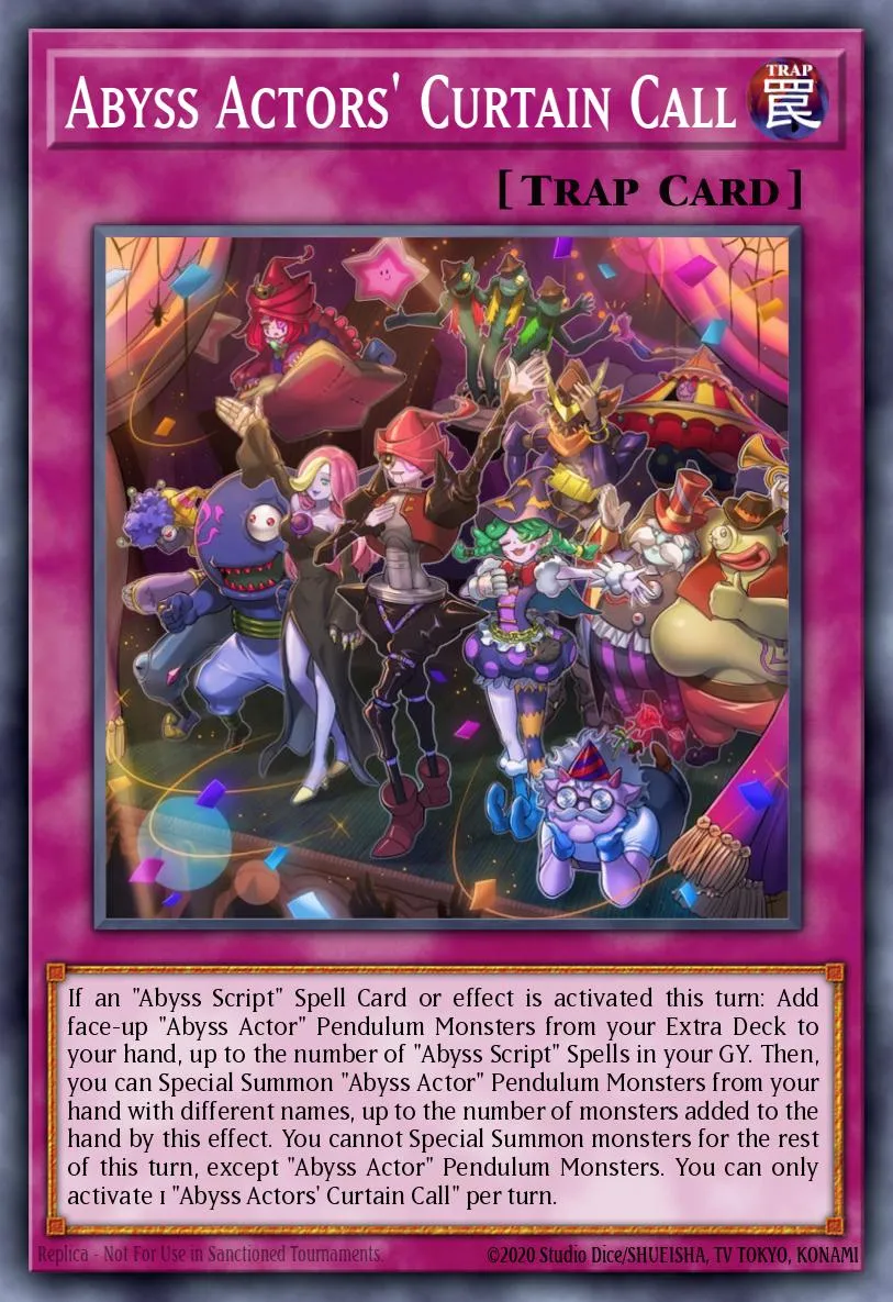Abyss Actors' Curtain Call · Legendary Duelists: White Dragon Abyss 4682617/56