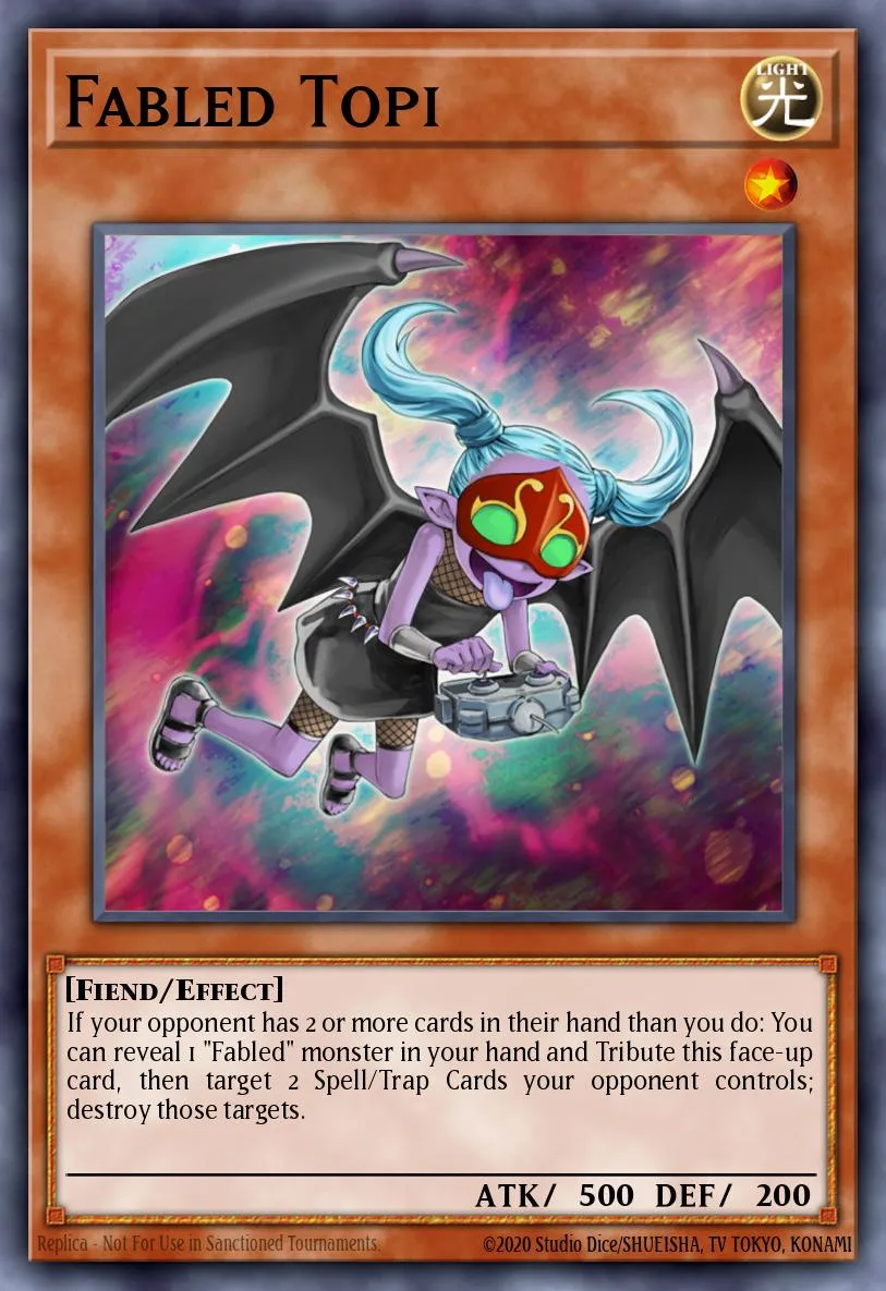 Fabled Topi · Duel Terminal 3 46833854/100