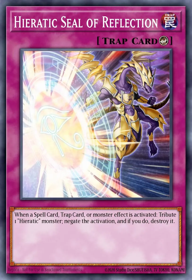 Hieratic Seal of Reflection · Galactic Overlord Sneak Peek Participation Card 47360060/1