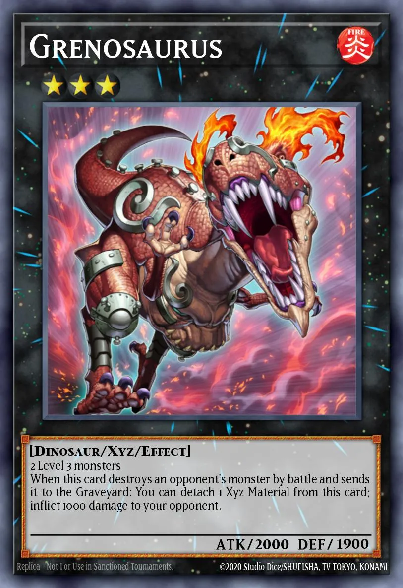 Grenosaurus · Starter Deck: Dawn of the Xyz 47506081/43