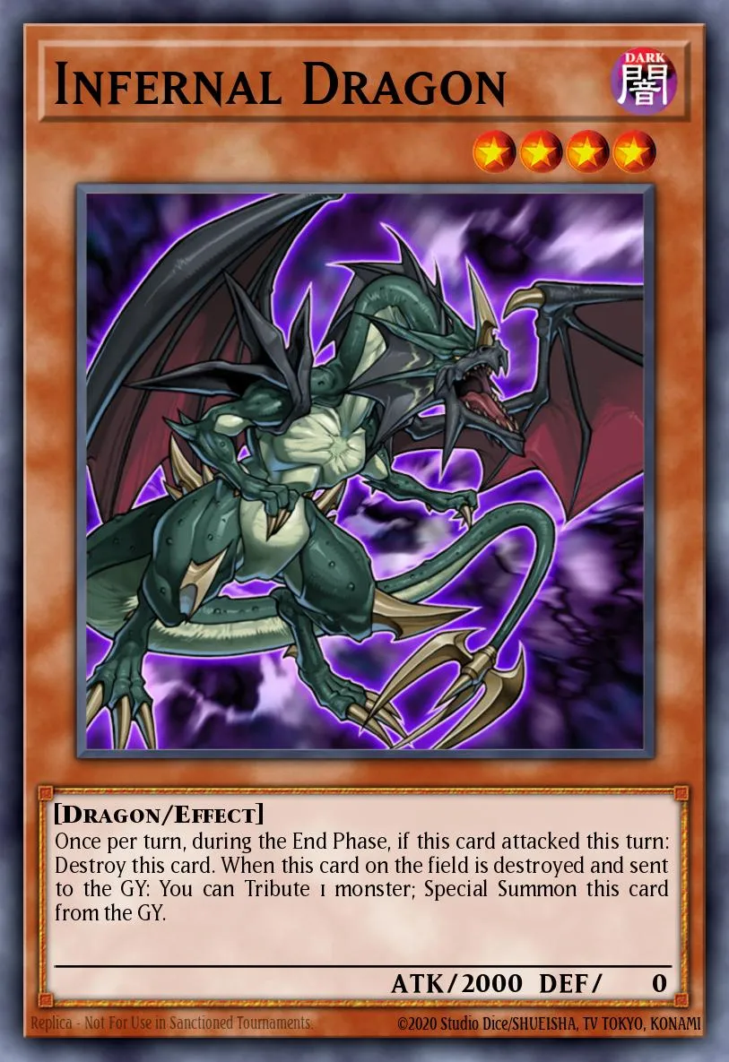 Infernal Dragon · Duelist Pack: Zane Truesdale 47754278/30