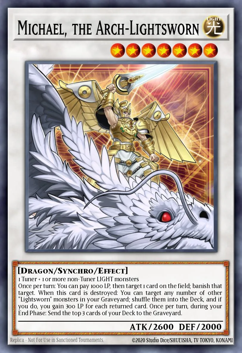 Michael, the Arch-Lightsworn · Realm of Light Structure Deck 4779823/36