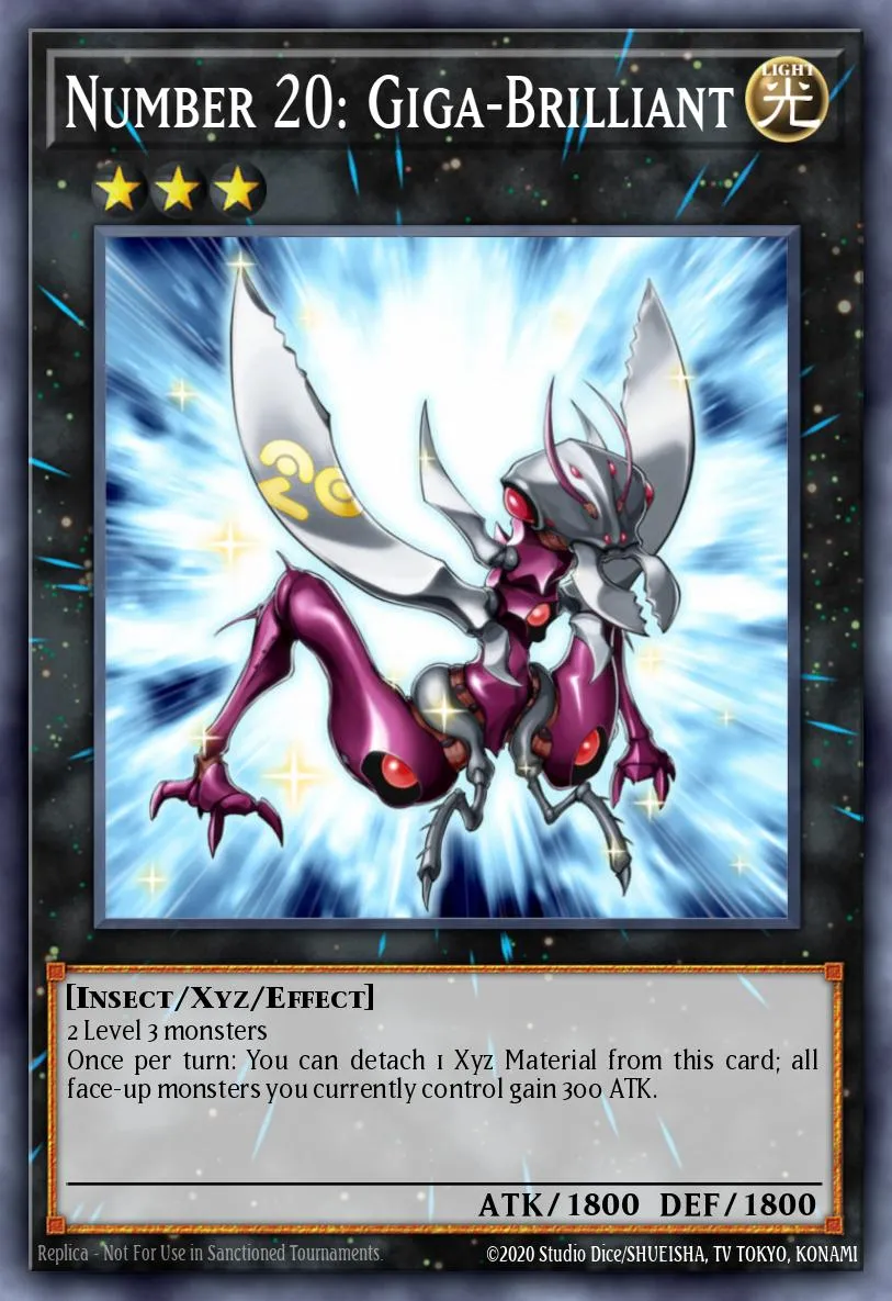 Number 20: Giga-Brilliant · Photon Shockwave Sneak Peek Participation Card 47805931/1