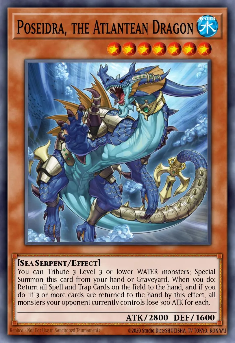 Poseidra, the Atlantean Dragon · Realm of the Sea Emperor Structure Deck 47826112/39