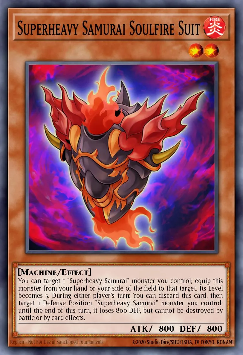 Superheavy Samurai Soulfire Suit · Duelist Alliance: Deluxe Edition 4786063/7