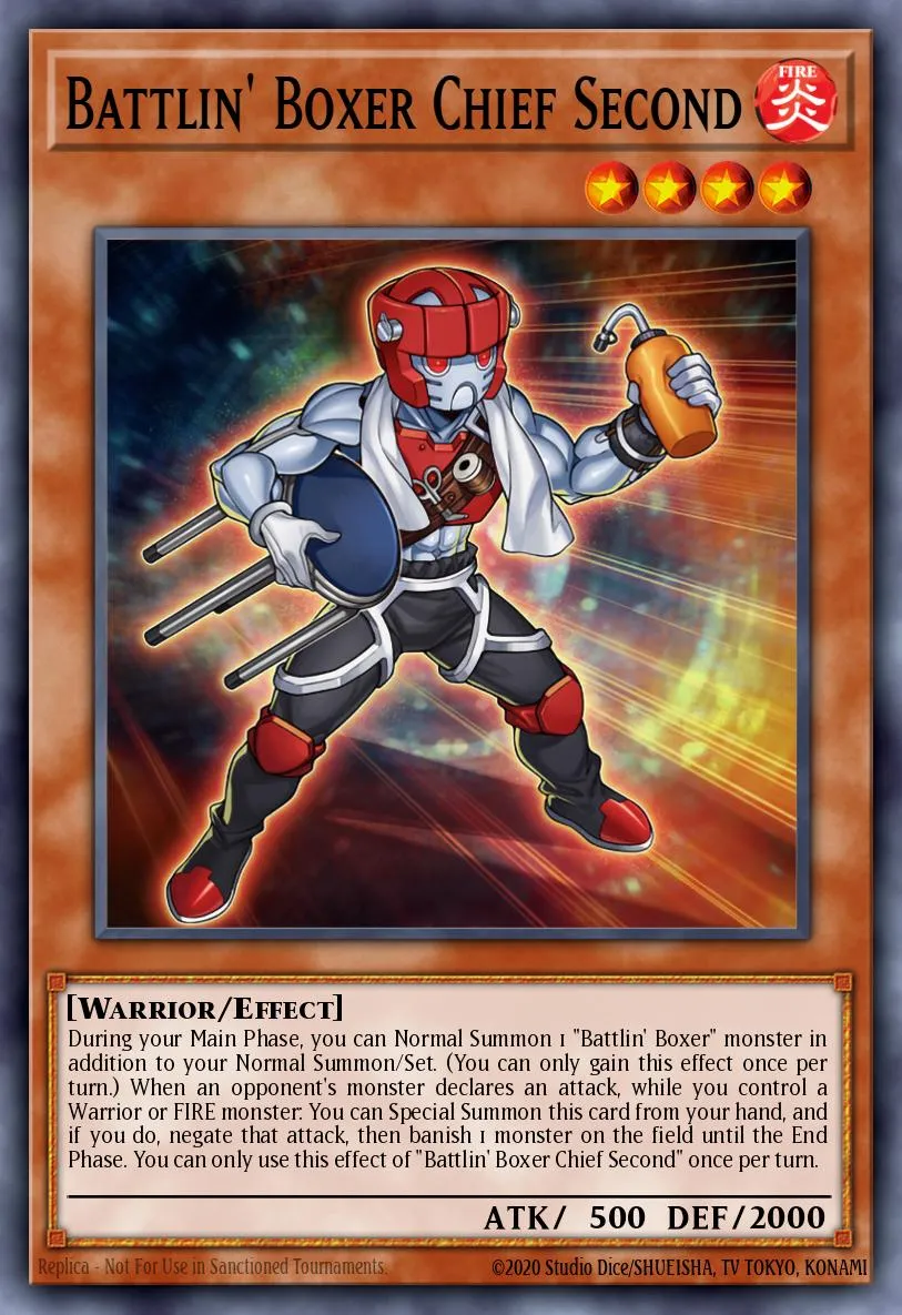 Battlin' Boxer Chief Second · Legendary Duelists: Soulburning Volcano 47921178/62