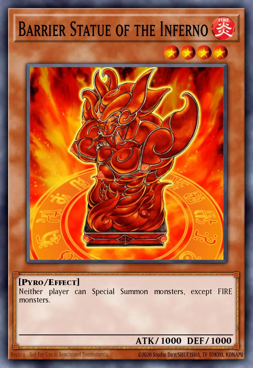 Barrier Statue of the Inferno · Cyberdark Impact 47961808/60