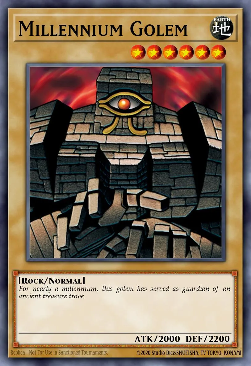 Millennium Golem · Tournament Pack 7 47986555/20