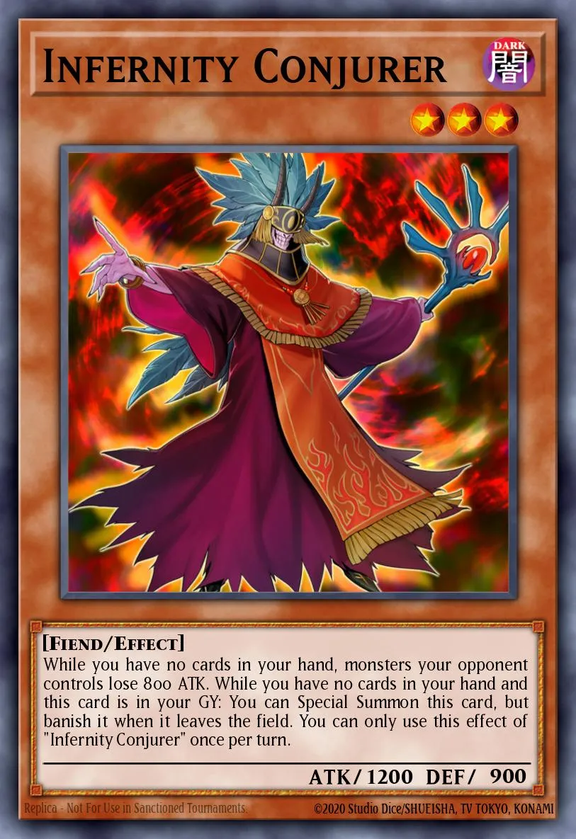 Infernity Conjurer · Phantom Rage Premiere! promotional card 48144778/1