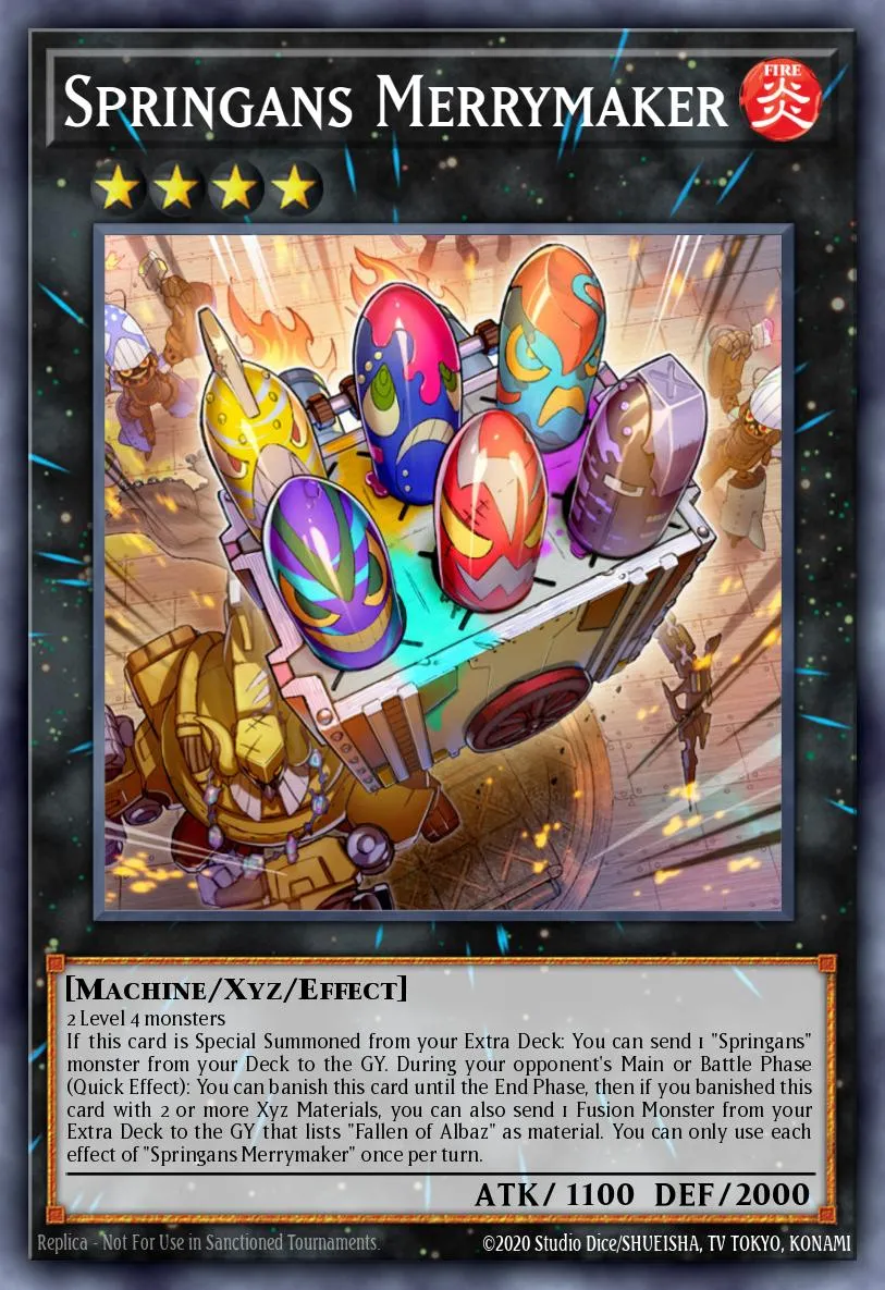 Springans Merrymaker · Lightning Overdrive Premiere! promotional card 48285768/1
