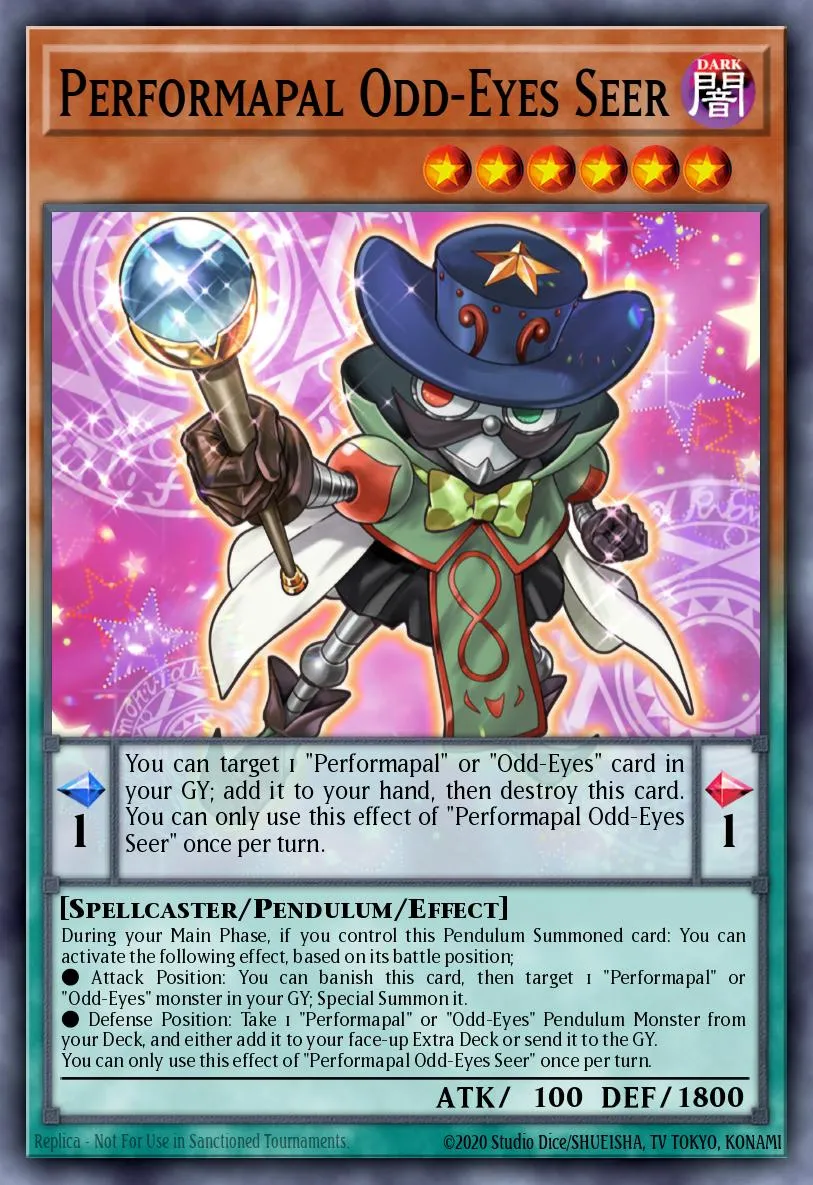 Performapal Odd-Eyes Seer · Battles of Legend: Crystal Revenge 4836680/105