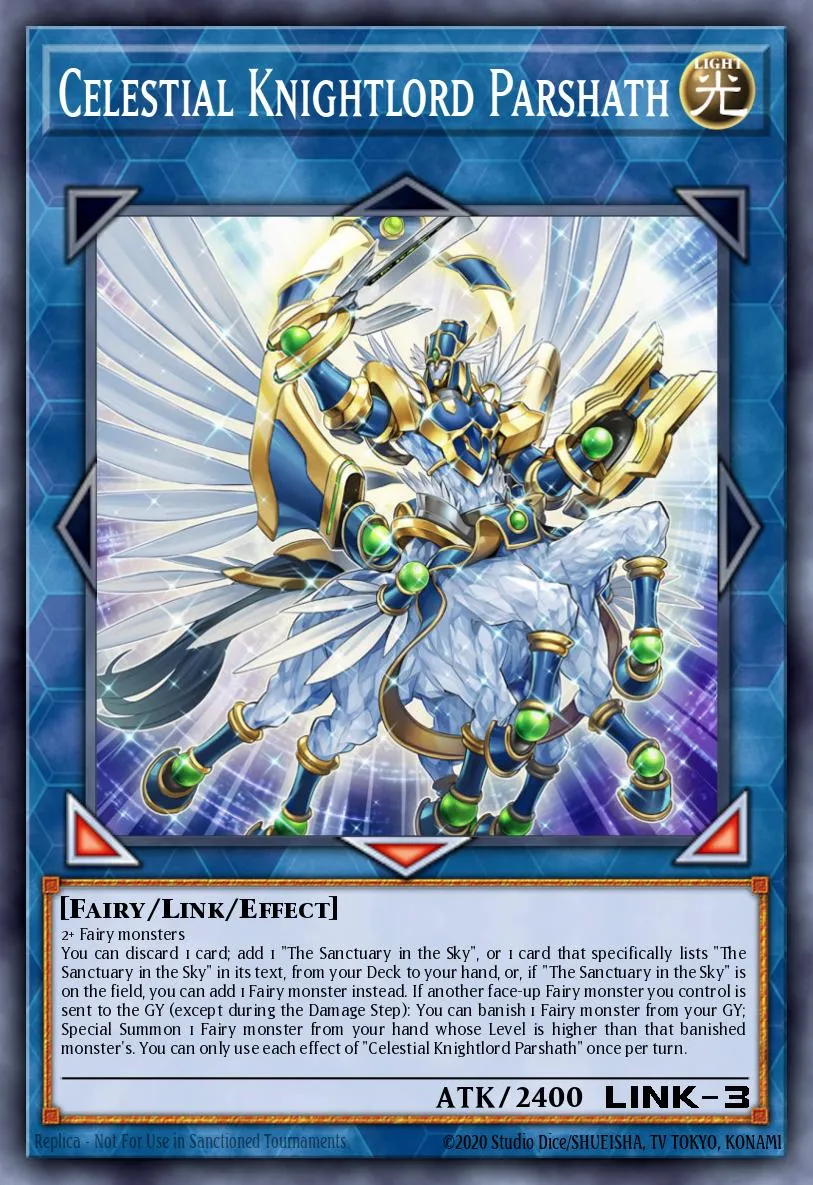 Celestial Knightlord Parshath · Duel Overload 48589580/100