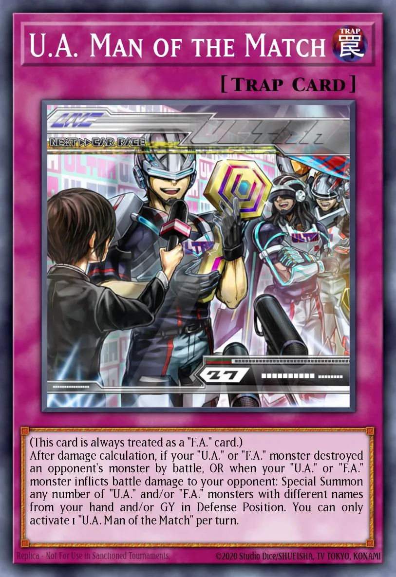 U.A. Man of the Match · Phantom Rage Premiere! promotional card 48636108/1