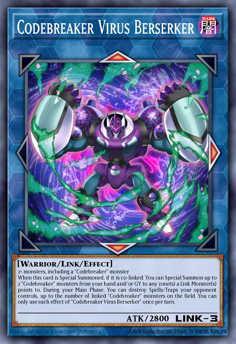 Codebreaker Virus Berserker · Eternity Code Premiere! promotional card 48736598/1
