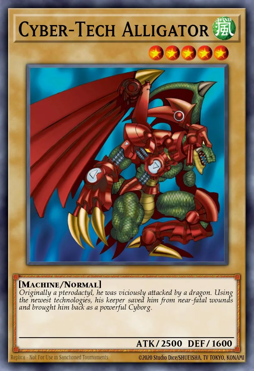 Cyber-Tech Alligator · Starter Deck: Jaden Yuki 48766543/41