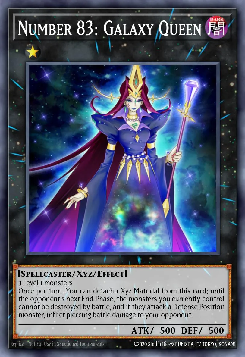Number 83: Galaxy Queen · Photon Shockwave Sneak Peek Participation Card 48928529/1