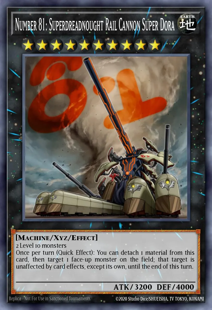 Number 81: Superdreadnought Rail Cannon Super Dora · The Dark Illusion: Special Edition 49032236/4