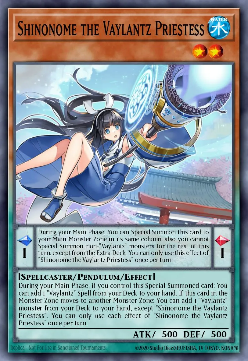 Shinonome the Vaylantz Priestess · Tactical Masters 49131917/60