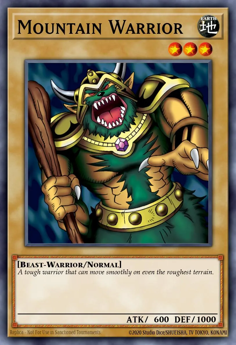 Mountain Warrior · Yu-Gi-Oh (No Set) 4931562