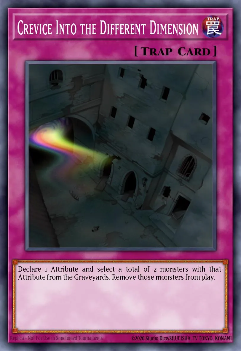 Crevice Into the Different Dimension · The Shining Darkness Sneak Peek Participation Card 49600724/1