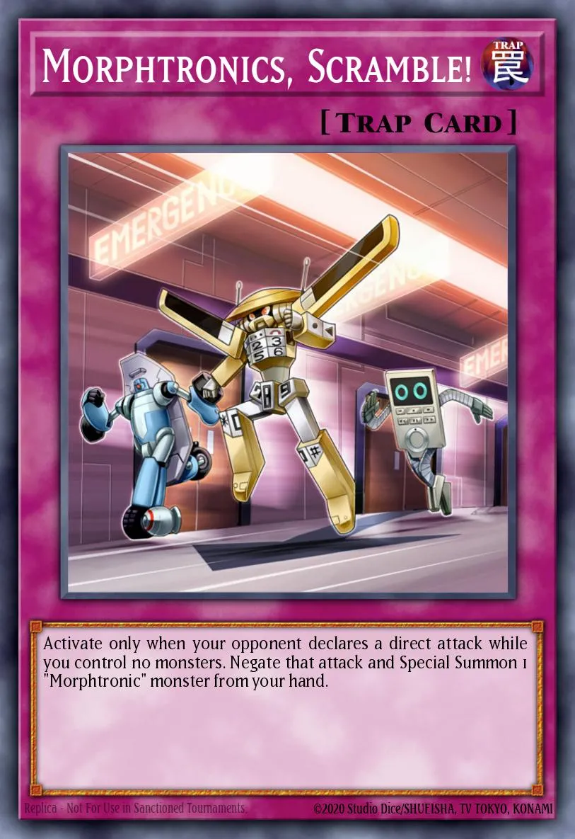 Morphtronics, Scramble! · The Shining Darkness Sneak Peek Participation Card 49833312/1