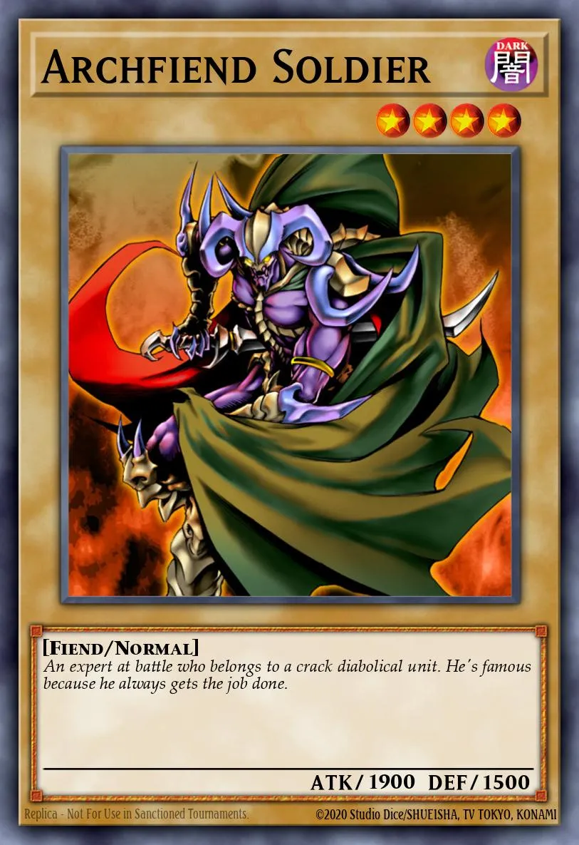 Archfiend Soldier · Dark Crisis (25th Anniversary Edition) 49881766/1