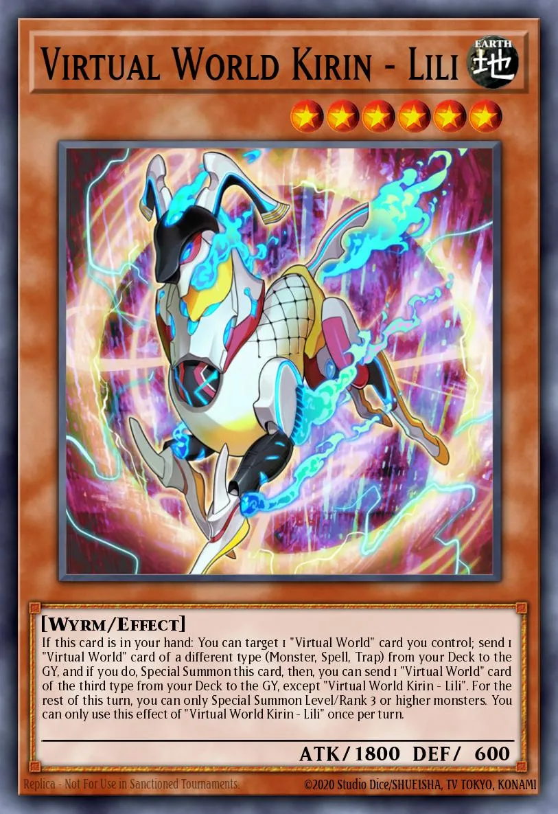 Virtual World Kirin - Lili · Phantom Rage Premiere! promotional card 49966326/1