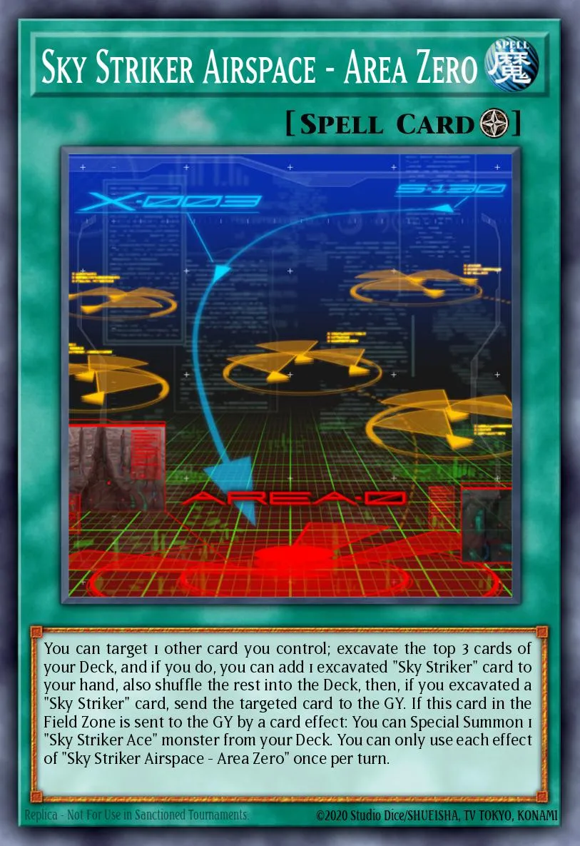 Sky Striker Airspace - Area Zero · Dark Saviors 50005218/60