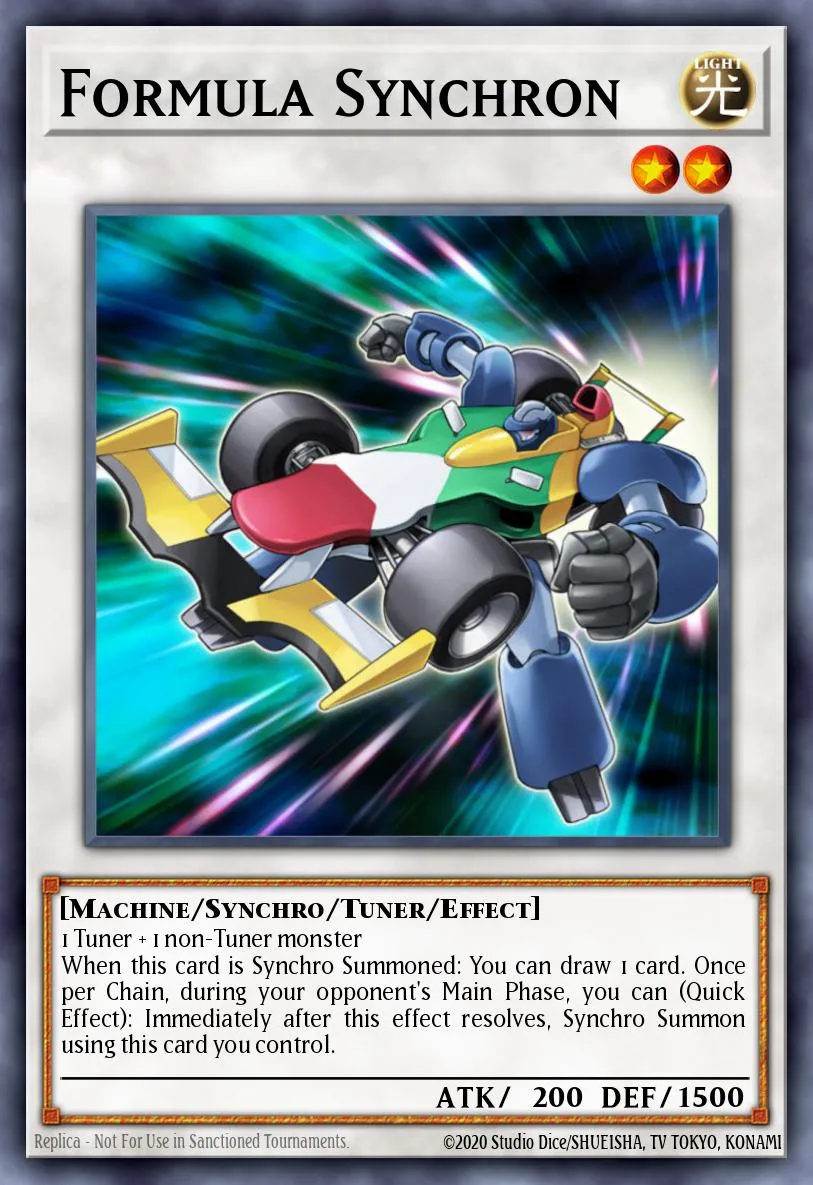 Formula Synchron · Starstrike Blast Sneak Peek Participation Card 50091196/1