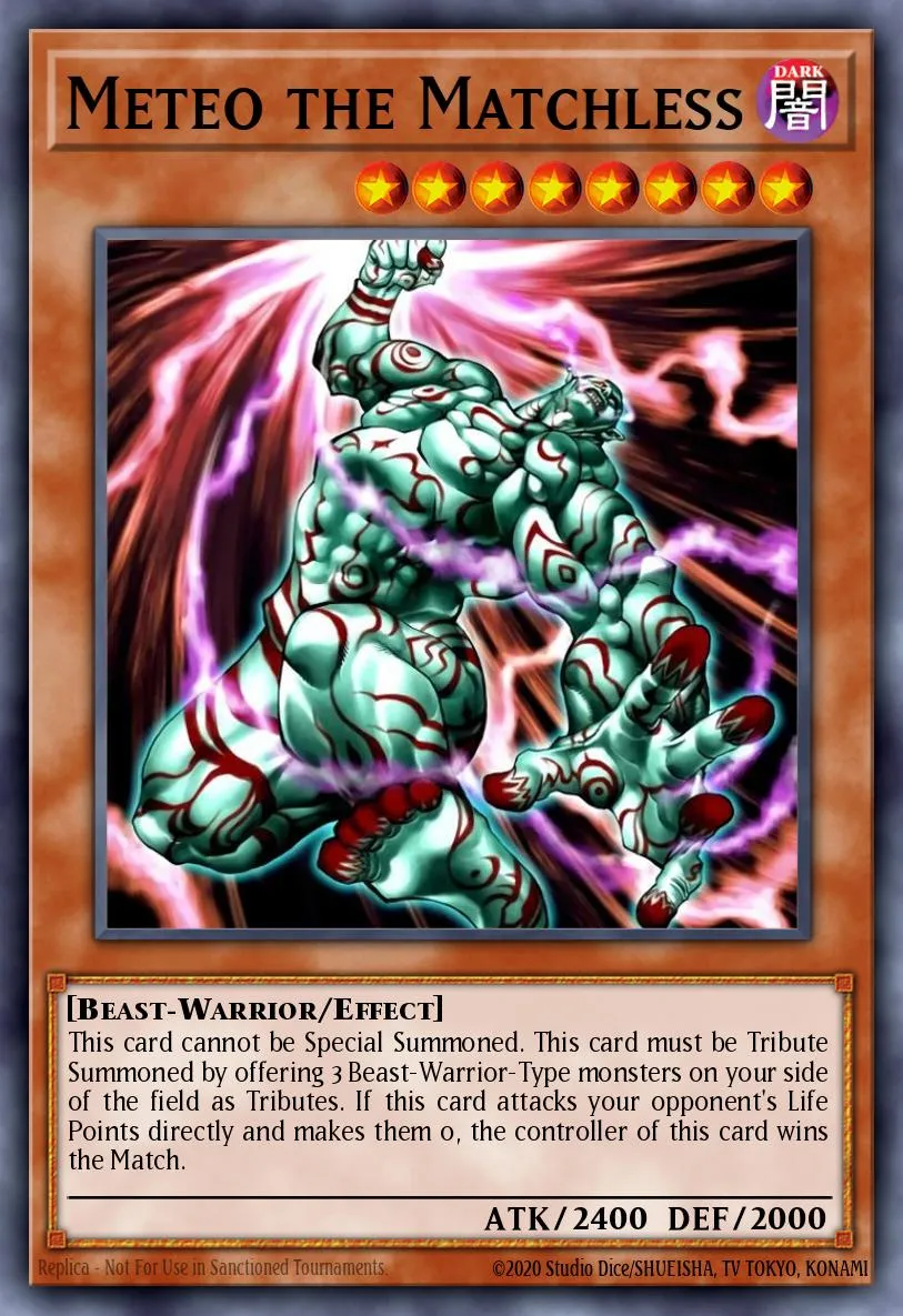 Meteo the Matchless · Yu-Gi-Oh! World Championship 2005 prize cards 501000001/2