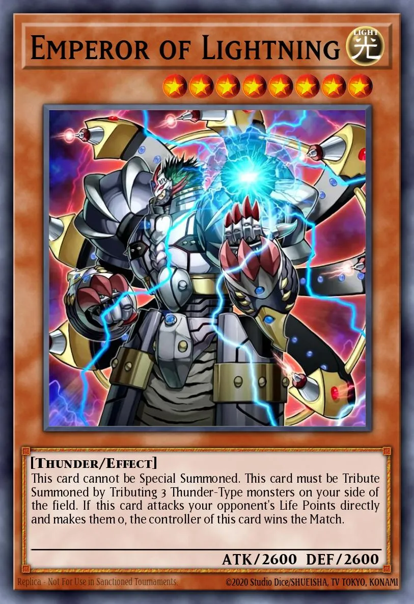 Emperor of Lightning · Yu-Gi-Oh! World Championship 2007 prize cards 501000007/3