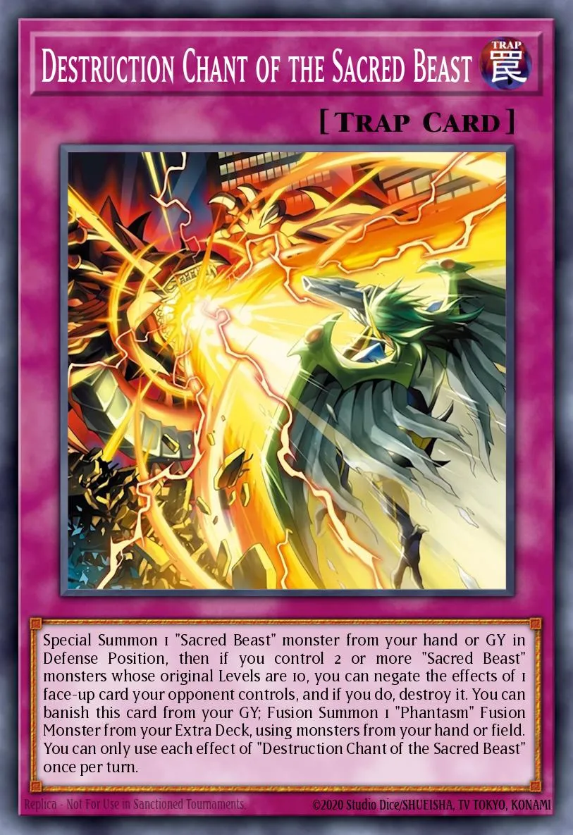 Destruction Chant of the Sacred Beast · Yu-Gi-Oh (No Set) 50147815