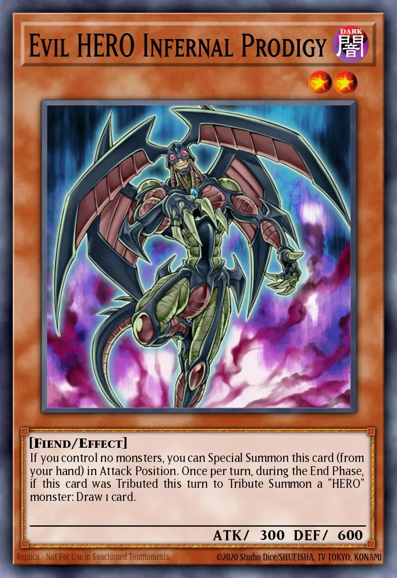Evil HERO Infernal Prodigy · Duelist Pack: Jaden Yuki 3 50304345/25