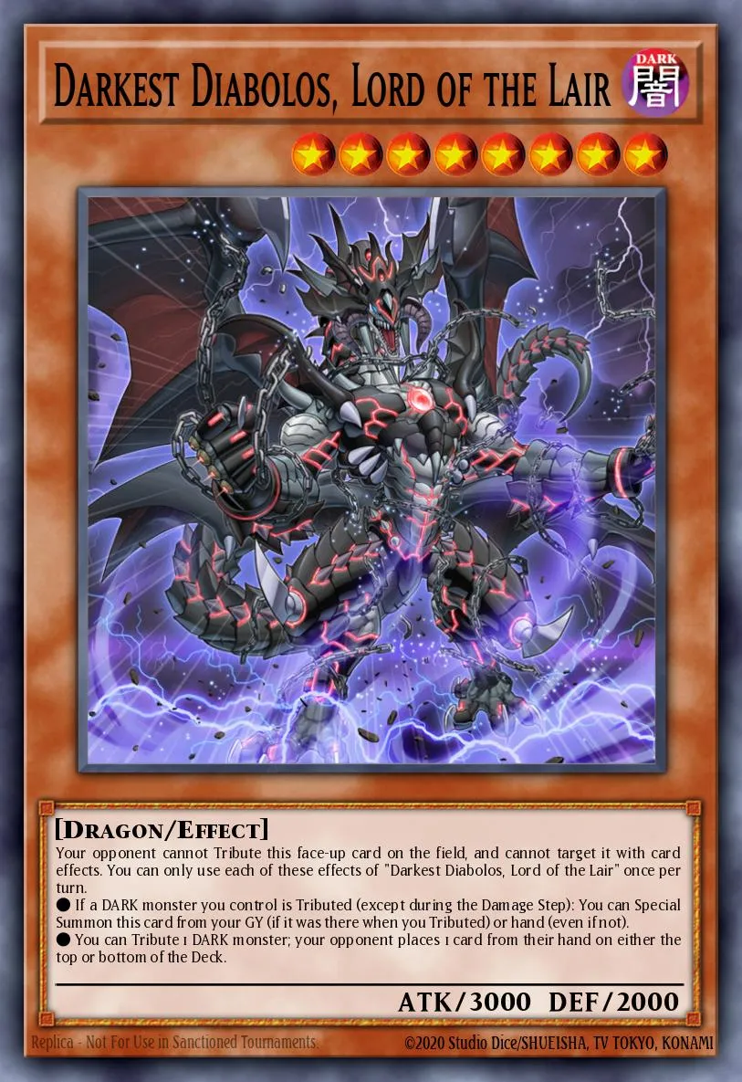 Darkest Diabolos, Lord of the Lair · Structure Deck: Lair of Darkness 50383626/42