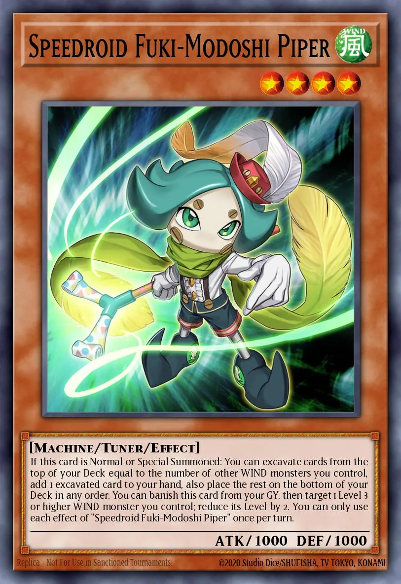 Speedroid Fuki-Modoshi Piper · Legendary Duelists: Synchro Storm 50482813/56