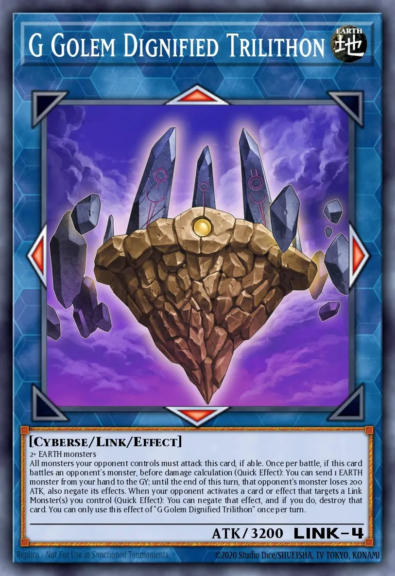 G Golem Dignified Trilithon · Battles of Legend: Crystal Revenge 50546029/105