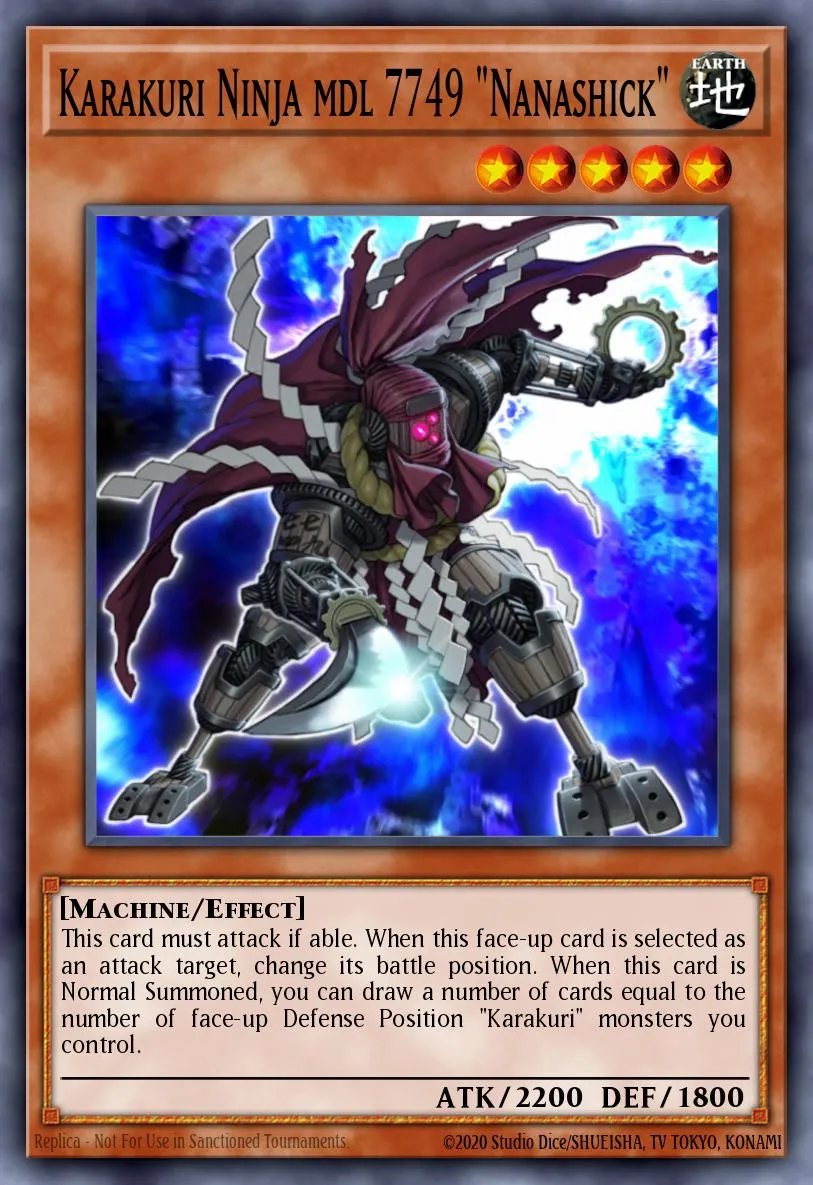 Karakuri Ninja mdl 7749 "Nanashick" · Extreme Victory Sneak Peek Participation Card 50615578/1