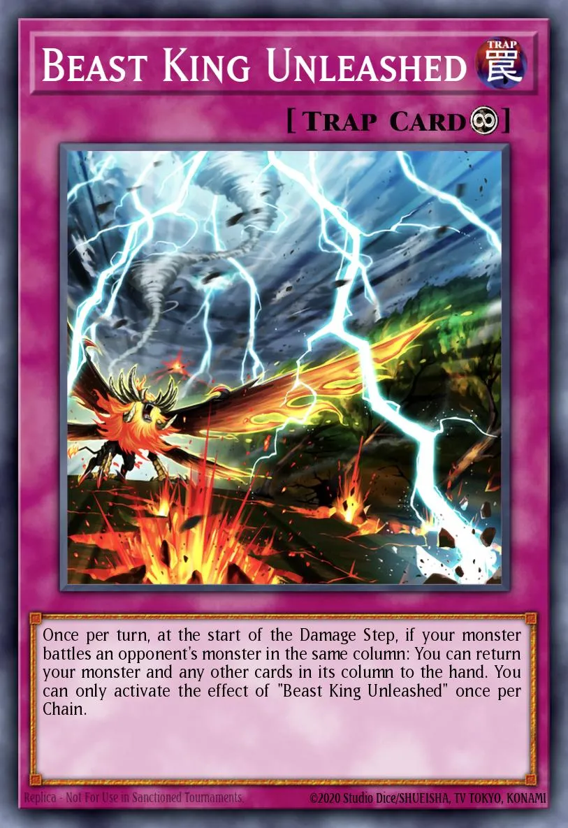 Beast King Unleashed · Dawn of Majesty Premiere! promotional card 50675040/1