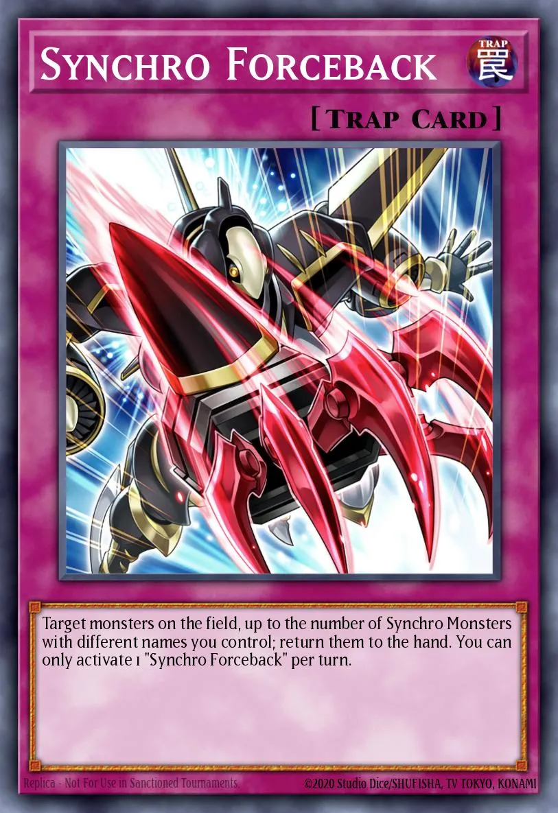Synchro Forceback · Duelist Nexus 50727844/99