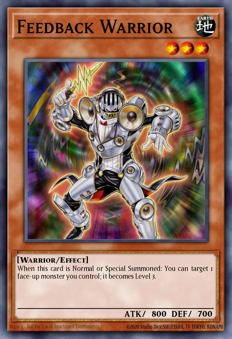 Feedback Warrior · Starter Deck: Dawn of the Xyz 50785356/43