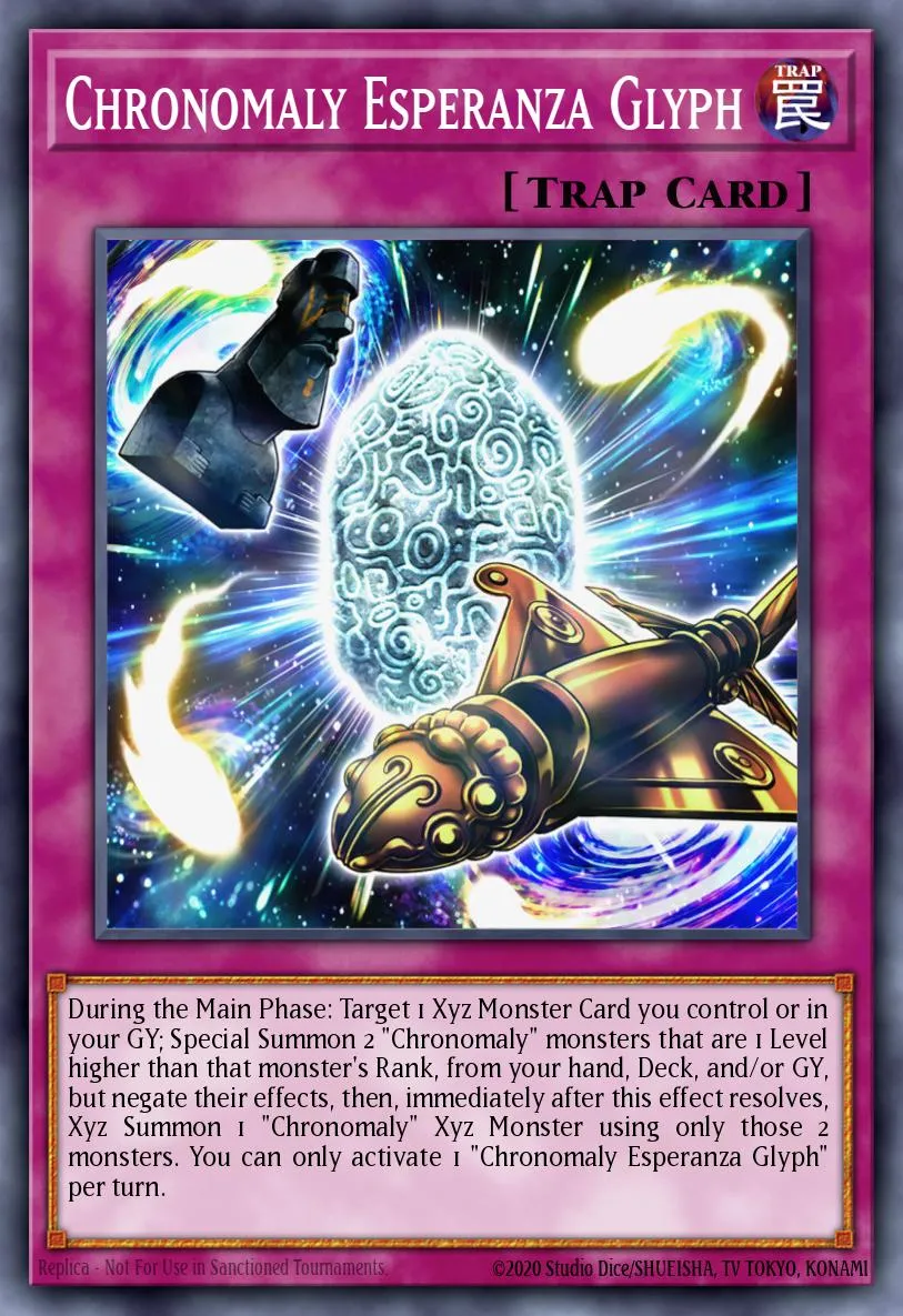 Chronomaly Esperanza Glyph · Dawn of Majesty Premiere! promotional card 50797682/1